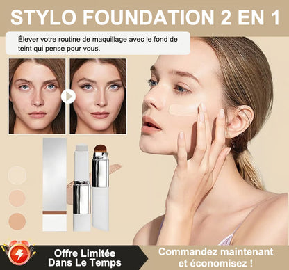 1 acheté, 1 offert ! 🌟 Stick Correcteur Blanc Cover Stick – Formule Changeante, Double Embout & Résultat Naturel ✨🧴