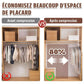 💎 70% DE RÉDUCTION ! 💎 Sacs de Rangement Sous Vide Suspendus – Gain de Place, Réutilisables & Sans Pompe Nécessaire 👚🧳