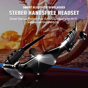 🎉🕶️ 50 % de réduction ⚡ Lunettes polarisées Bluetooth – Sport, musique & protection solaire en un seul appareil 🏃‍♂️🎧🌞