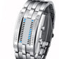 ⌚ PROMO LIMITÉE 50% DE RÉDUCTION ! ✨ Montre Binaire Homme – LED Bleue, Bracelet Acier Inox, Style Sportif & Élégant ⚡