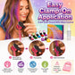 🎨 PROMO LIMITÉE 50% DE RÉDUCTION ! ⚡ Kit Craies Capillaires Temporaires 12 Couleurs – Lavable, Facile d’application, Idéal Fêtes & Festivals ✨