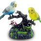 🎉🦜50% de réduction ! Perroquets électriques à commande vocale – Réalistes, animés par le son et parfaits pour animer votre jardin au printemps 🌸