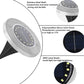🔥 Offre Exceptionnelle -50% ✨ Lampe Solaire de Sol 8 LED — Acier Inoxydable & Allumage Automatique 🌞