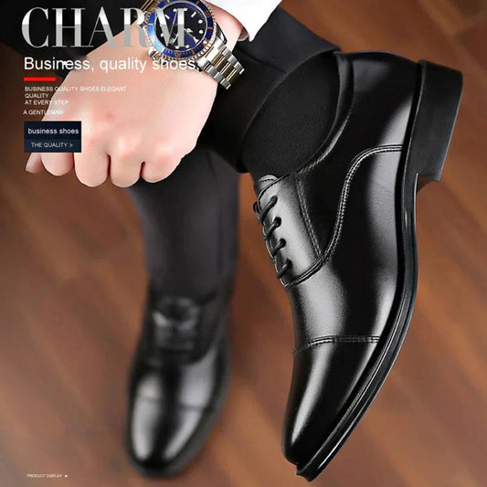 🔥 Vente chaude ! Chaussures Légères en Cuir pour Homme – Style Business Élégant, Semelle Antidérapante & Respirante – 50% de réduction ! 👞✨