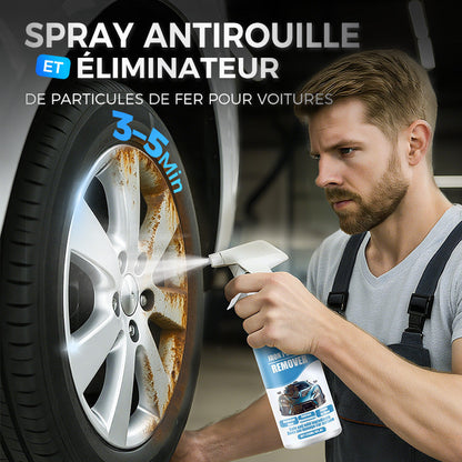 🚗 ACHETEZ 1, OBTENEZ 1 GRATUIT ! ✨ Spray Éliminateur de Particules de Rouille et Fer pour Voiture – Nettoyage Profond Rapide 🌟