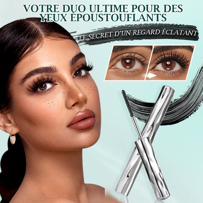 💎Achetez 1, Obtenez 1 Gratuit ! 💎 Mascara Ultime 2-en-1 – Longueur Extrême & Courbure Parfaite