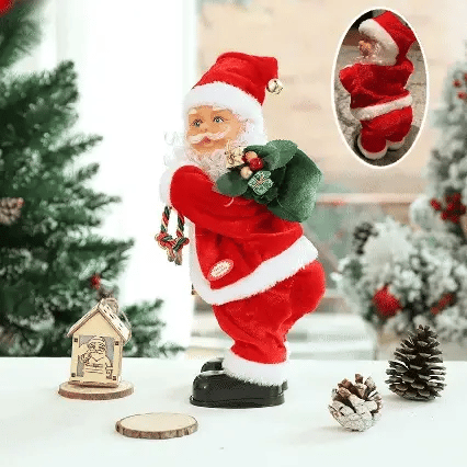 🎅 Père Noël chantant et dansant – Bouge, tourne et joue « Jingle Bells » pour une ambiance de Noël pleine de joie !