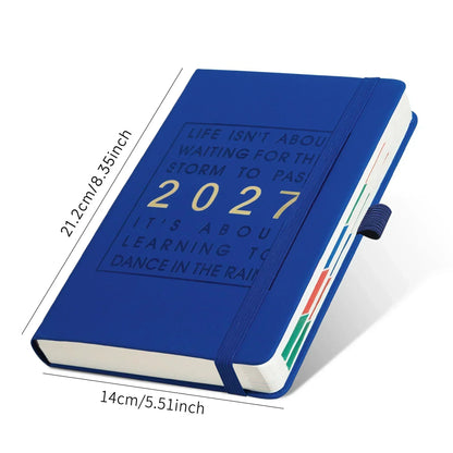 📘 PROMO LIMITÉE 50% DE RÉDUCTION ! ⚡ Agenda quotidien 365 jours 2027 – Papier premium, Compact, Pratique ✨