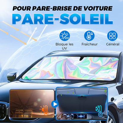 💎 -50% SUR LE PARE-SOLEIL LASER ! 💎 Filtre UV Avancé, Compact & Installation Rapide pour Intérieur Frais et Tableau de Bord Protégé ☀️🚗