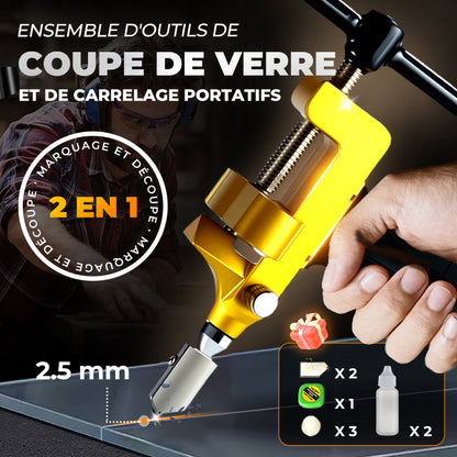 🔧 PROMO -50% ✨ Coupe-Carrelage et Verre — Précision, Lame Durable & Facile à Utiliser 🏗️