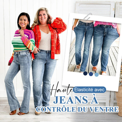 💎50% DE RÉDUCTION ! 💎 Pantalon Stretch Taille Haute pour Abdominaux – Extensible à 360°, Affine Instantanément & Sculpte sans Serrer 👖✨
