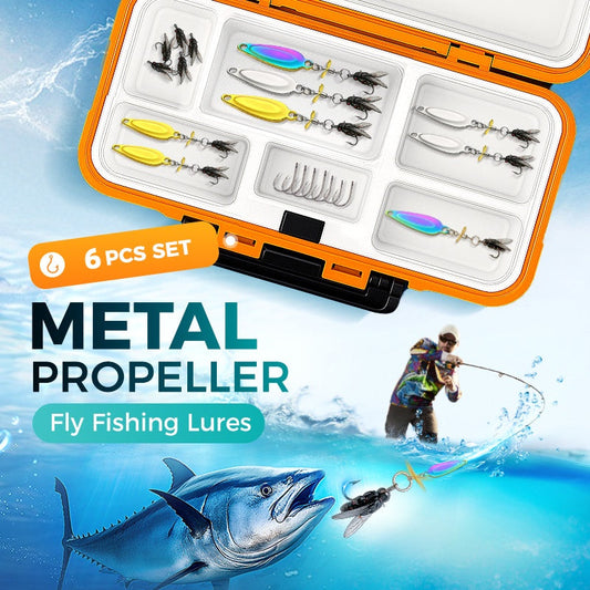 💎 OFFRE LIMITÉE -50% 🎣 Leurre à Hélice Métallique — Attraction Puissante & Réfléchissante
