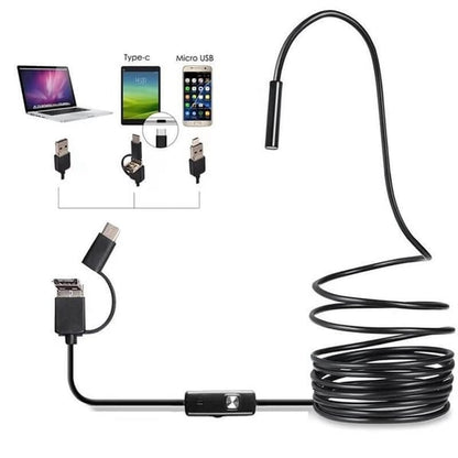 • 🎁 50% DE RÉDUCTION ! 💡🔥 Caméra Endoscopique Wi-Fi Ultra-Mince – Inspectez, Réparez, Explorez Partout ! 😍✨