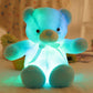 📢📢50% de réduction ! 🧸 Ours en peluche doux avec lumières LED colorées – Câlin lumineux pour enfants & décor apaisant ! ✨