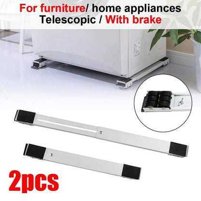 🛒 50% DE RÉDUCTION! ✨ Support à roulettes – Inox, réglable & 300 kg ✨