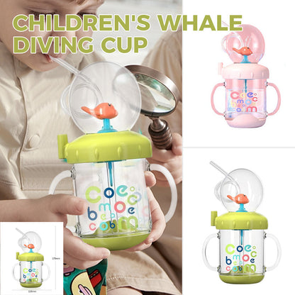 🐳 OFFRE SPÉCIALE : 50% DE RÉDUCTION ! 🍼 Tasse à Boire Bébé avec Jet de Baleine – Tritan Sans BPA, Anti-Fuite, Facile à Nettoyer & Amusante ✨