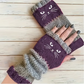 🎁 Promotion du dernier jour 42 % DE RÉDUCTION 🐱 Gants tricotés pour femmes avec motif chat — Pour des mains au chaud et des doigts libres 🧶