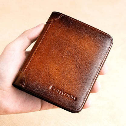 🔥 LIMITED-TIME 50% OFF! 👔 Portefeuille Homme en Cuir Véritable avec RFID – Ultra-fin, Grande Capacité, Protection 💳