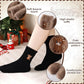 🐮 50 % de réduction ! Chaussettes pelucheuses à vache des Highlands – Cachemire, isolation thermique & broderie mignonne ! 🧦❄️