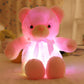 📢📢50% de réduction ! 🧸 Ours en peluche doux avec lumières LED colorées – Câlin lumineux pour enfants & décor apaisant ! ✨