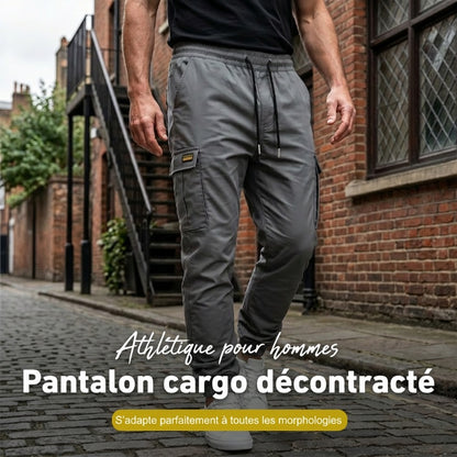 👖 PROMO LIMITÉE 50% DE RÉDUCTION ! ✨ Pantalon Cargo Jogger – Polyester, Taille Réglable, Poches ✨