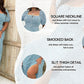 🌸 PROMO LIMITÉE 50% DE RÉDUCTION ! ✨ Robe Longue Grande Taille Bohème – Imprimé Fleuri, Fente, Manches Courtes 🌺