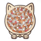 🎅Soldes de Noël 55 % de réduction🐱Puzzle en bois représentant un chat aux couleurs Morandi, 135 pièces🎁