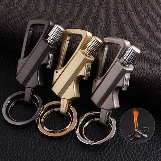 🔑 PROMO LIMITÉE 50% DE RÉDUCTION ! ✨ Briquet-Silex Porte-Clés – Étanche, Multifonction, Survie ✨