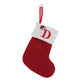 🔥SOLDES -48 % DE RÉDUCTION🔥  Chaussettes en tricot douillettes, sac cadeau brodé en forme de bonbon, chaussette de Noël avec lettre