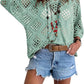 🌸 PROMO LIMITÉE 50% DE RÉDUCTION ! 🧶 Haut en Crochet Bohème pour Femme – Encore en V, Coupe Ample, Léger ☀️