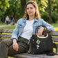 👜 PROMO LIMITÉE 50% DE RÉDUCTION ! ✨ Sac à Main Femme – Coutures en V, Cuir PU, 8 Couleurs 🌸
