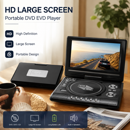🎉 Vente 2026 — Plus de 20 000 vendus!🔥 Lecteur DVD portable 7,8’’ HD