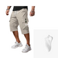🩳 PROMO LIMITÉE 50% DE RÉDUCTION ! 🍃 Pantalon Cargo Capri Homme – Taille à Cordon, Tissu Respirant ✨