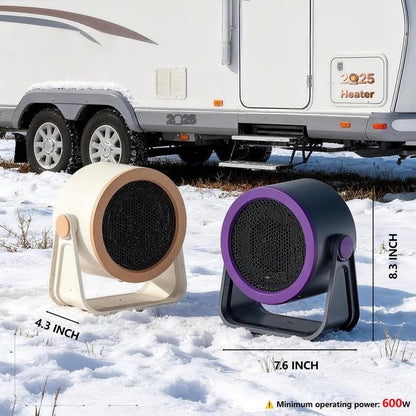 💎 70% DE RÉDUCTION ! 💎 Radiateur Mini Portable Instantané 2026 – Chauffage PTC Rapide en 2s, Idéal Bureau & Extérieur, Angle Ajustable & Silencieux
