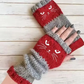 🎁 Promotion du dernier jour 42 % DE RÉDUCTION 🐱 Gants tricotés pour femmes avec motif chat — Pour des mains au chaud et des doigts libres 🧶