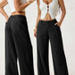 👖 PROMOTION EXCEPTIONNELLE 50% DE RÉDUCTION ! ✨ Pantalon Large Femme Coton-Lin – Léger, Respirant, Polyvalent 🌿