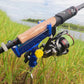 🎣 OFFRE LIMITÉE -50% 🔒 Support de Canne Autobloquant à Tourelle — 360°, Acier Inoxydable