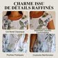 💎 60% DE RÉDUCTION ! 💎 Robe à Col Rond à Imprimé Botanique – Tissu Léger, Coupe Décontractée & Motif Printanier 🌸