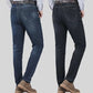 👖 PROMO LIMITÉE 50% DE RÉDUCTION ! 💥 Jean Homme Taille Haute Coupe Droite – Élastique, Respirant, Silhouette Flatteuse ✨