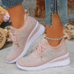 💎 60% DE RÉDUCTION ! 💎 Chaussures de Sport Orthopédiques pour Femme – Cuir Haut de Gamme, Strass Élégants & Soutien Postural Médical ✨👟