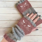 🎁 Promotion du dernier jour 42 % DE RÉDUCTION 🐱 Gants tricotés pour femmes avec motif chat — Pour des mains au chaud et des doigts libres 🧶