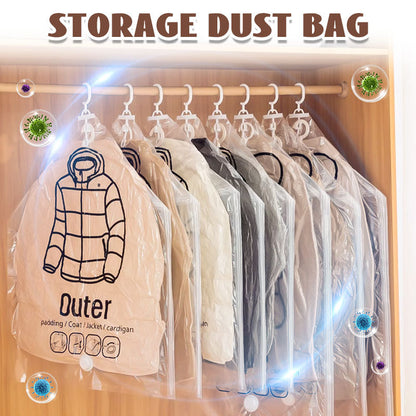 🧥🧳 50 % de réduction ⚡ Sac de rangement sous-vide pour manteau – Économise 80 % d’espace, protège contre l’humidité & compacte vos vêtements en un clin d’œil ! ✨🛡️