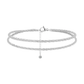 💜 DERNIERS JOURS : ACHETEZ 1, OBTENEZ 1 GRATUIT ! 👣 Bracelet de Cheville en Argent – Design Multicouche, Étanche & Taille Ajustable ✨