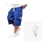 🩳 PROMO LIMITÉE 50% DE RÉDUCTION ! 🍃 Pantalon Cargo Capri Homme – Taille à Cordon, Tissu Respirant ✨