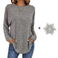 💎 60% DE RÉDUCTION ! 💎 Haut Décontracté à Manches Longues – Tricot Doux, Coupe Ample & Style Polyvalent pour Toutes les Morphologies 🌸🧥