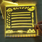 🎉 Illuminez vos idées avec notre tableau d'affichage LED en acrylique ! ✨ Tableau effaçable + 7 stylos, support ajustable & éclairage doux 🎨💡