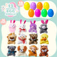 💎 50% DE RÉDUCTION ! 💎 Une Surprise dans Chaque Œuf 🥚 – 12/24/36 Mini Peluches Uniques, Couleurs Vives & Sans Bonbons 🐰✨