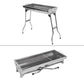 🔥 50% DE RÉDUCTION LIMITÉE ! Barbecue Charbon Pliable Acier Inox – Compact, Portable & Parfait pour Camping ou Jardin ✨