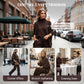 💎 50% DE RÉDUCTION ! 💎 Ensemble 2 Pièces Femme – Pull Asymétrique + Pantalon Large, Style Élégant & Confort Absolu (Soldes d’Hiver) 🎁🧥