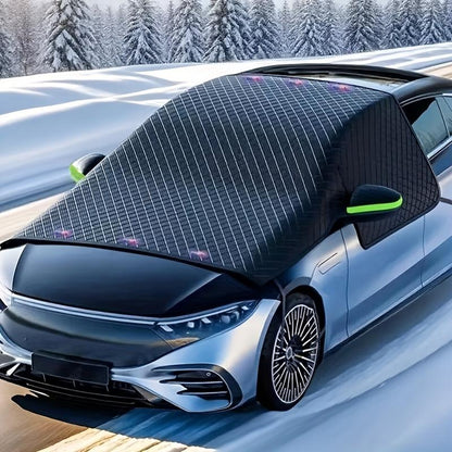 🚗❄️ Soldes 2026 — Plus de 16,800 vendus ✨ Housse Pare-Brise Magnétique Oxford — 6 Aimants & Anti-Vol 🔒